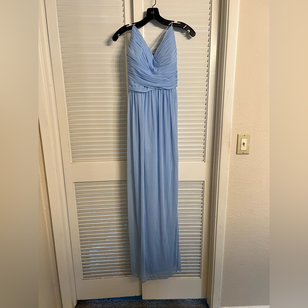 🌷💐Elegant Blue Evening Gown